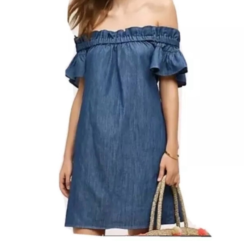Anthro Cory Lynn Calter denim dress